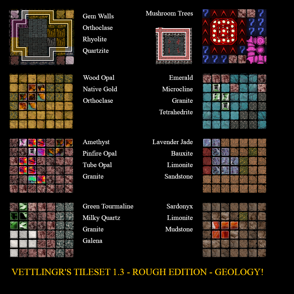 dwarf fortress tilesets compared